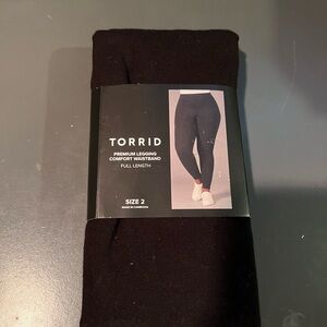 NWT Torrid Black Full Length Leggings